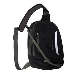 Patagonia Atom Black/Gray Sling Crossbody Bag Backpack Unisex Travel Hiking